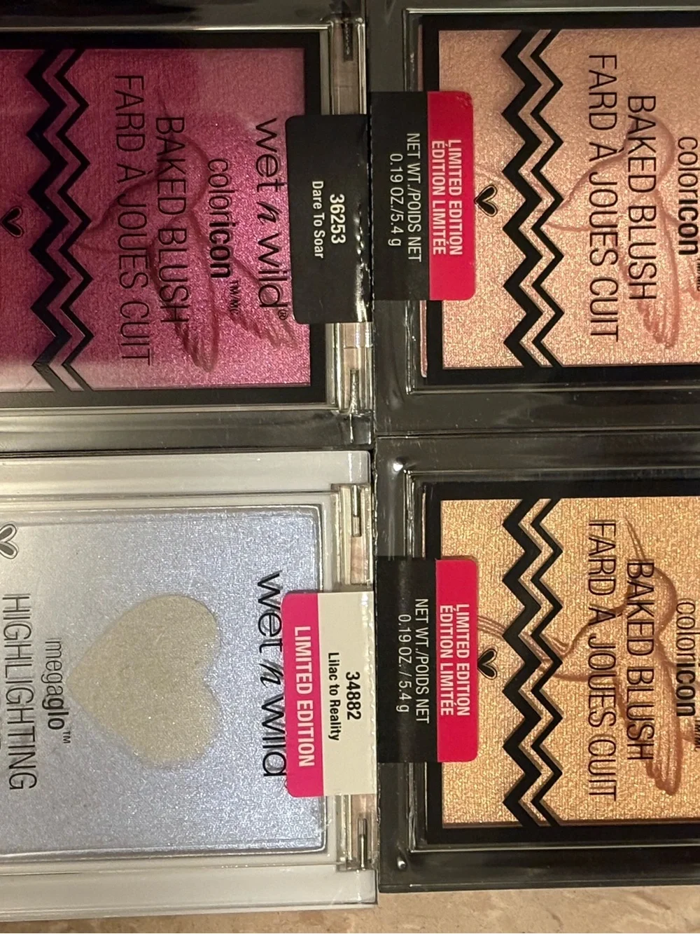 Wet N’ Wild Limited edition set of blushes and highlighter. New, sealed, ltd ed